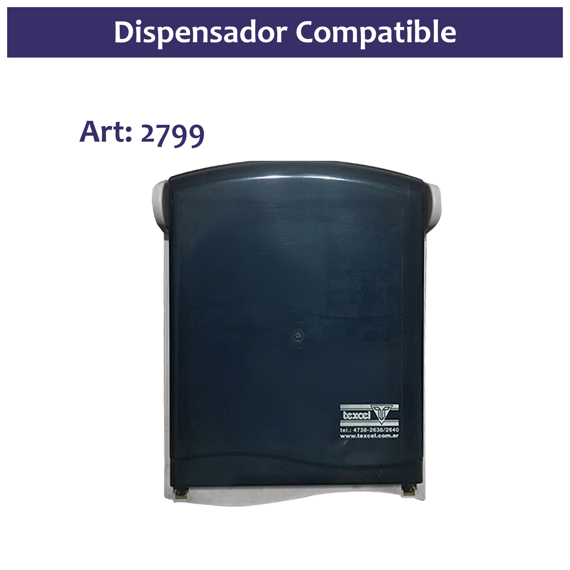 Toallas Intercaladas Blancas Americana 2167 - Imagen 5