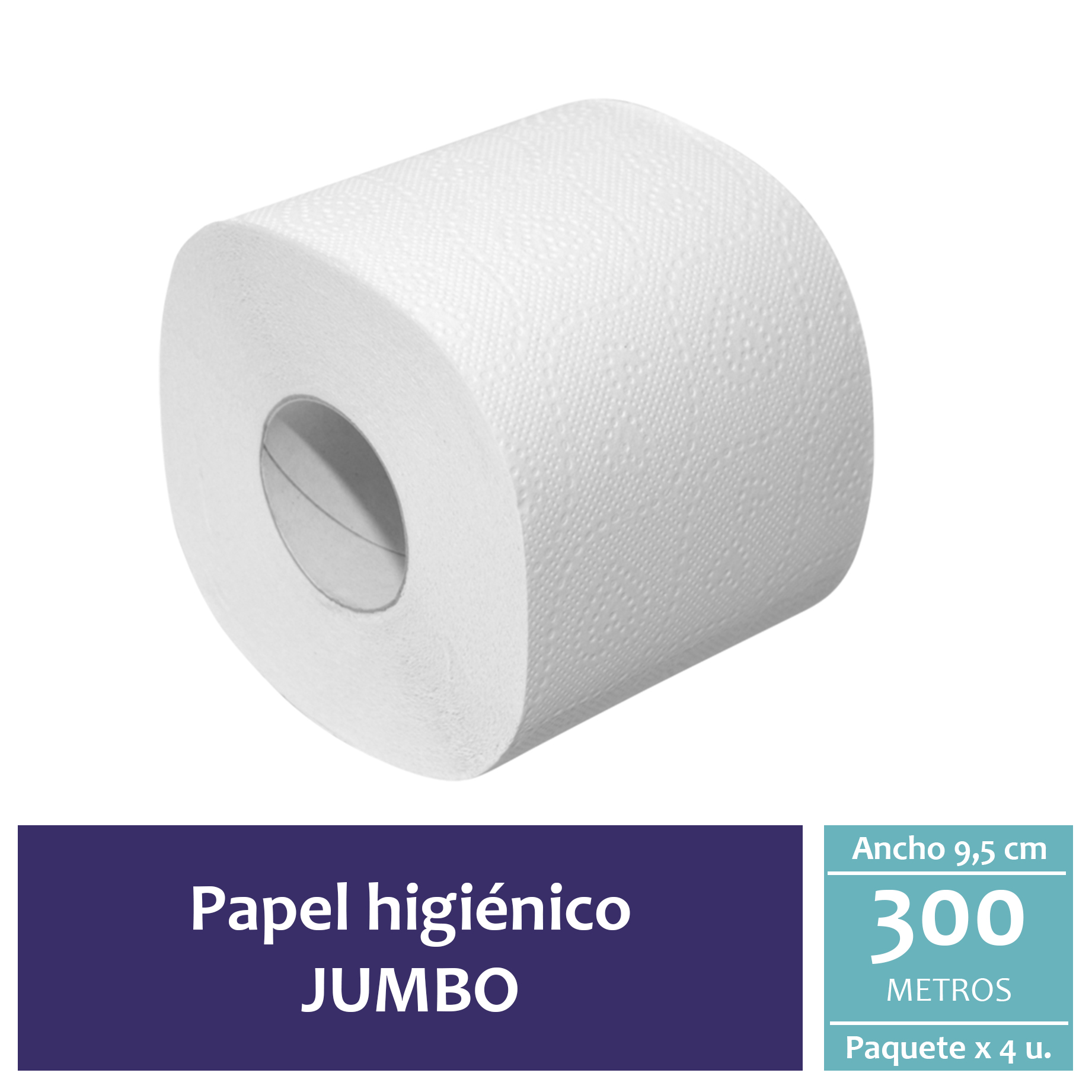 Papel Higiénico en Rollo x 300M - Imagen 3