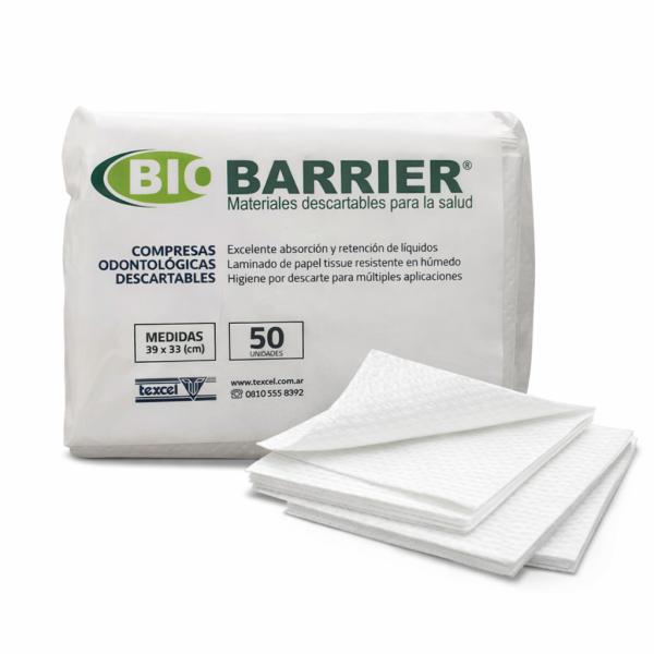 Baberos odontológicos blanco