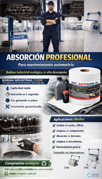 Bobina industrial RAPIDSORB OIL