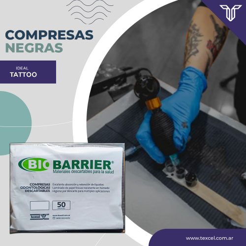 Compresas odontologicas; compresas descartables, compresas manicuria; Compresas tattoo; campos tattoo