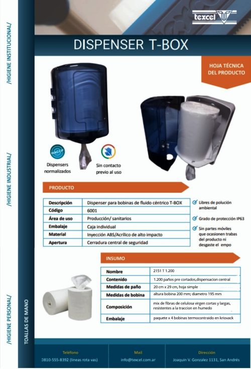 Ficha tecnica 6001